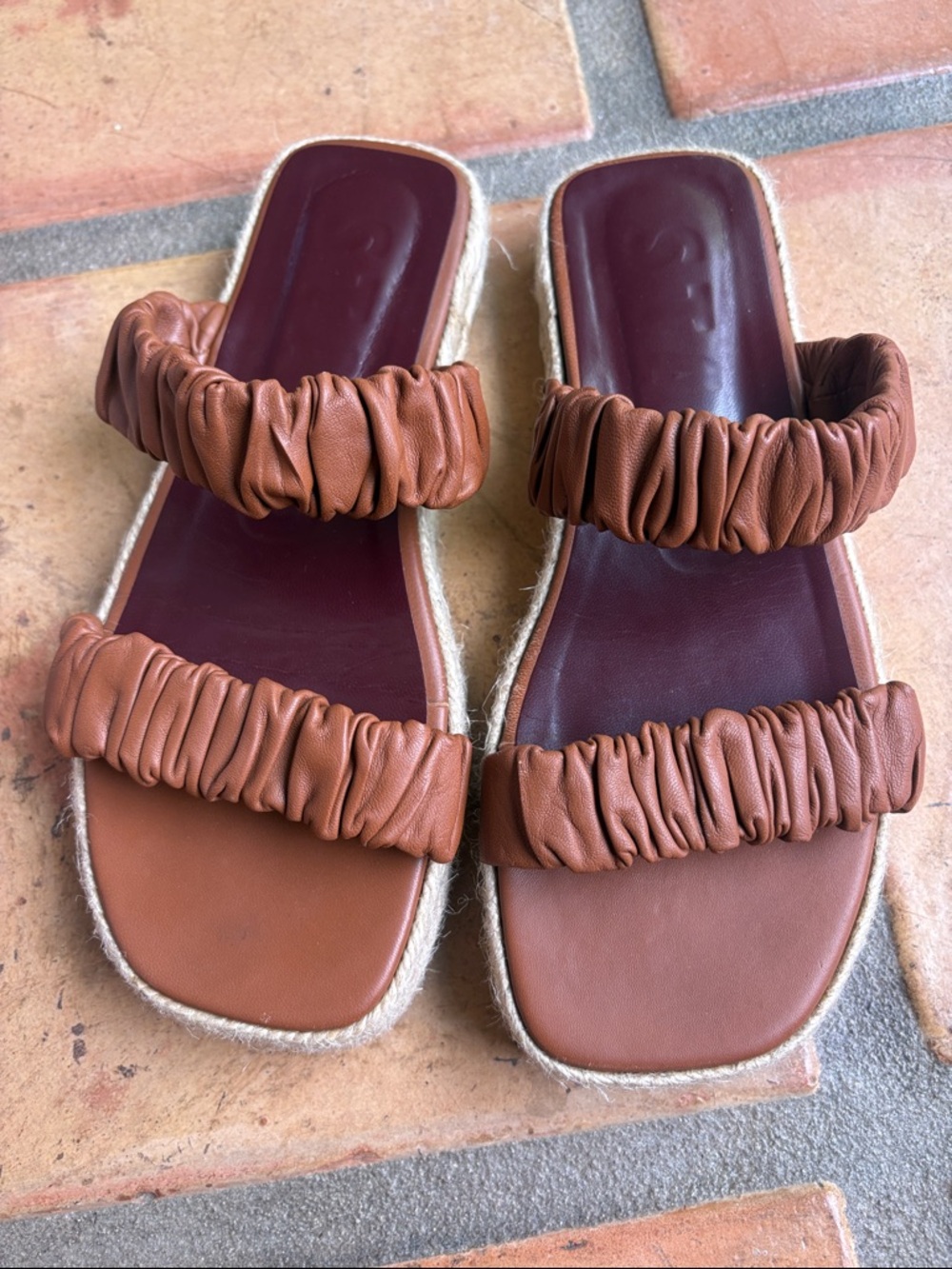 Staud Women’s Maya Ruched Slide Sandals, Size 38